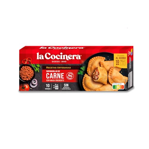 La Cocinera Empanadillas de Carne, Crujientes, Fáciles de Preparar, 312g