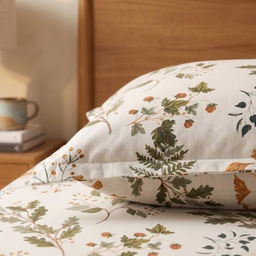 Image of LOOMLYFE 300 TC Microfiber Soft Cotton Bedsheet for Double Bed, Size 90X100 Inches with 2 Large Size Pillow Covers Without Joint - WhiteMaple