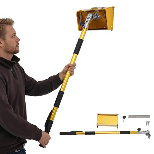 Drywall Flat Finishing Box with Adjustable Handle