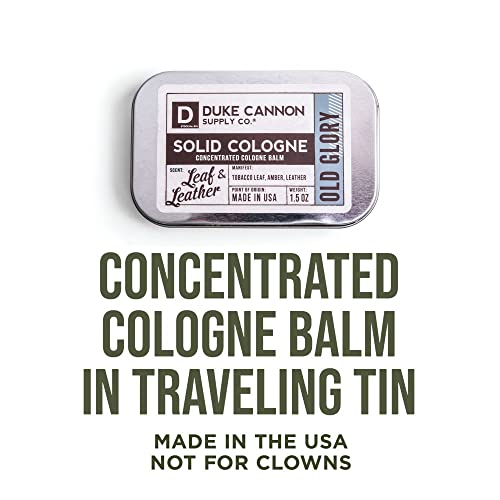 Duke Cannon Supply Co. Men's Solid Cologne, 1.5Oz. - Old Glory (Leaf & Leather Scent) #TOP18
