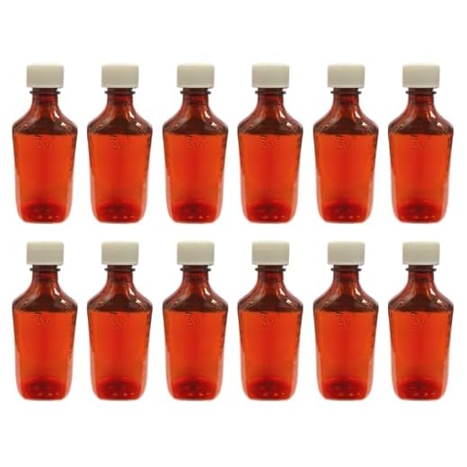 Amber 6 Oz Plastic Bottles - Child-Resistant