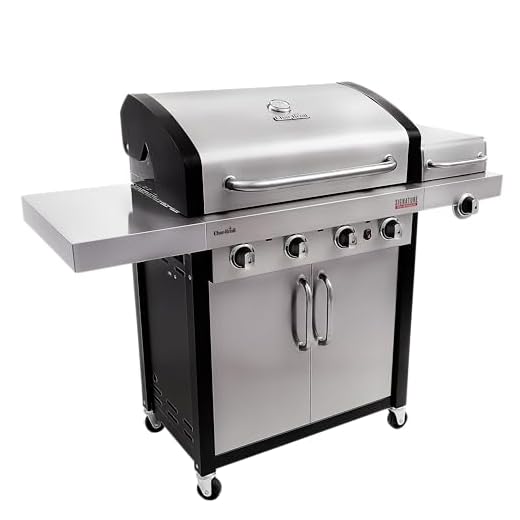 Char-Broil Signature TRU-Infrared 525 4-Burner Cabinet Liquid Propane Gas Grill