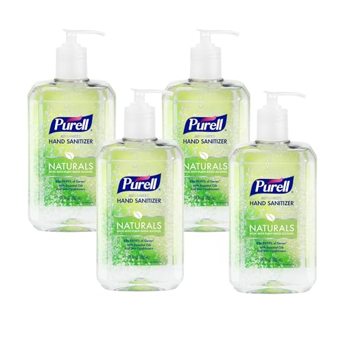Purell Advanced Hand Sanitizer Naturals with Plant Based Alcohol Citrus Scent 24 fl oz Pump Bottle (Pack of 4) - 3282-04-CMR