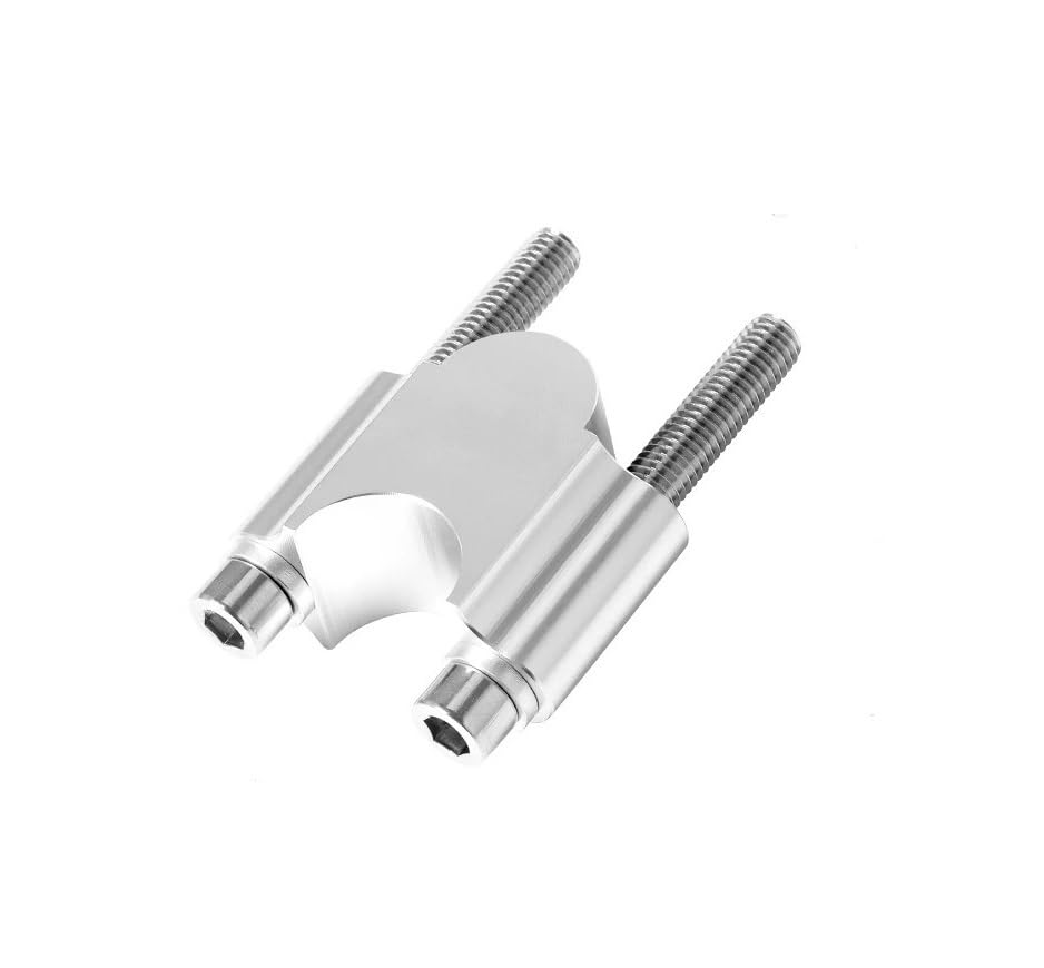 Pontet riser guidon moto 28mm 22mm universel rehausseur de tube alu
