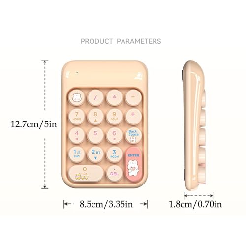 Teclado digital externo inalámbrico para introducir datos en portátil 5