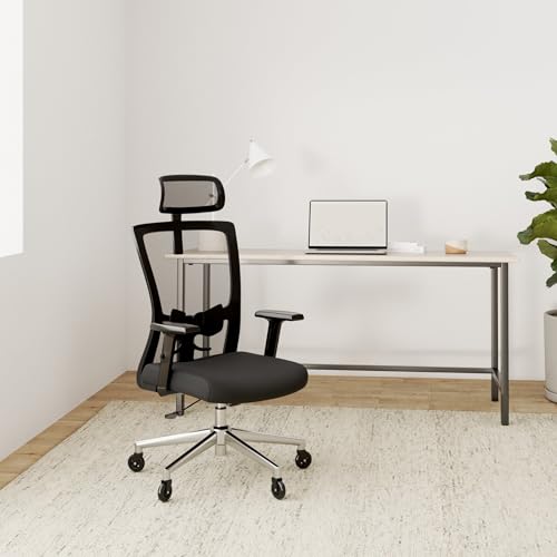 Airchros Bürostuhl Ergonomisch, Ergonomischer Bürostuhl mit Verstellbarer Lendenwirbelstütze...