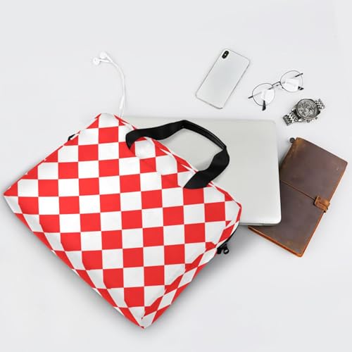 Maletín para portátil 15.6 pulgadas rojo y blanco miniatura 7
