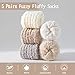 Tavaleu Fuzzy Socks for Women, Fluffy Socks Women, Winter Cozy Sock, Warm Slipper Home Sleeping Sock for Womens