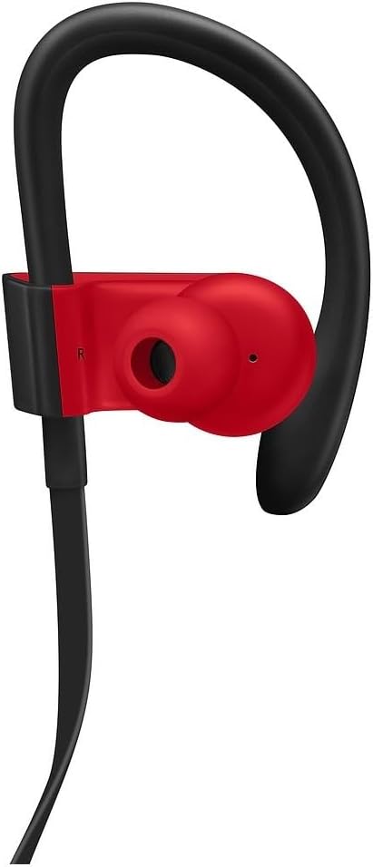 beats Powerbeats3 Wireless Ear-Hook Headphones Decade Collection Black/Red MRQ92 (Renewed)