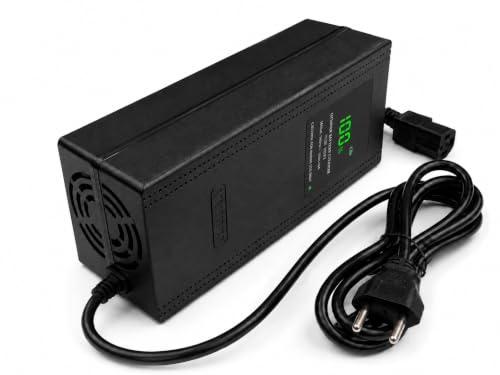 Image of Ebike 60V 6A Lithium Battery Charger | 12+06 Months Warranty | Alpha Brand, Output 67.2V | Fast Charging | Auto Cutoff Feature |Digital Display | Japanese Technology