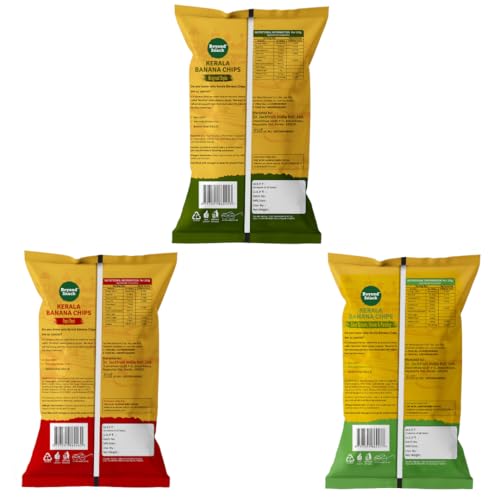 Image of Beyond Snack Nendran Kerala Banana Chips | Combo pack (Original salted, Peri Peri, Sour cream Onion & Parsley)| Thin Crunchy Crispy Snack |300g (100g*3packs) (Pack of 3)