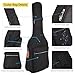 diboer 3/4 Size 36 Inch Acoustic Guitar Case Soft, Acoustic Guitar Bag 0.35 Inch Thicken Sponge Padded, Waterproof Gig Bag with Back Hanger Loop-For 36