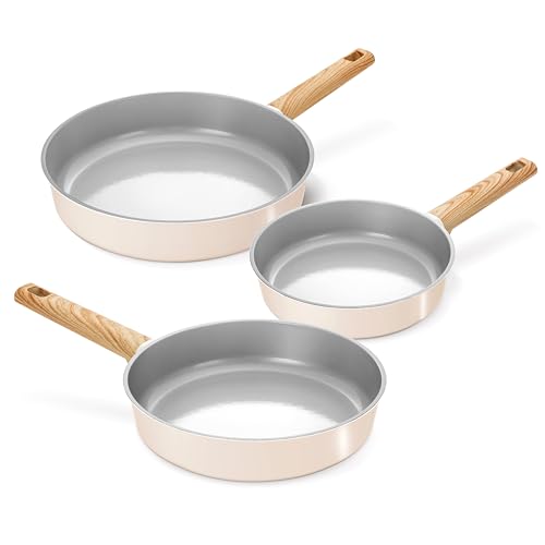 KOCH SYSTEME CS Non Stick Frying Pans Set 3 Piece,