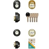 TOSTEM(トステム) 玄関ドア 鍵 交換 DN シリンダー錠 ディンプルキー LIXIL プレナスX リシェント Z-1A3-DDTC ブラック 交換手順書付き QDK-668 QDK-751 QDK-752