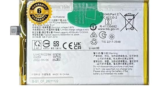 Image of THE BATTERY STORE Original B-U1 Battery for Vivo IQOO U5X Y10 Battery with 6 Month warranrt****(NN29)
