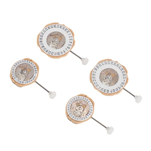 4pcs SP28 SP25 Movement Quartz Watch 6 Position Calendar Display Replacement Movement High Accuracy...