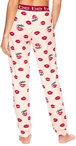bebe Womens Skinny Jogger Pants Lounge Sleepwear Pajama Bottoms
