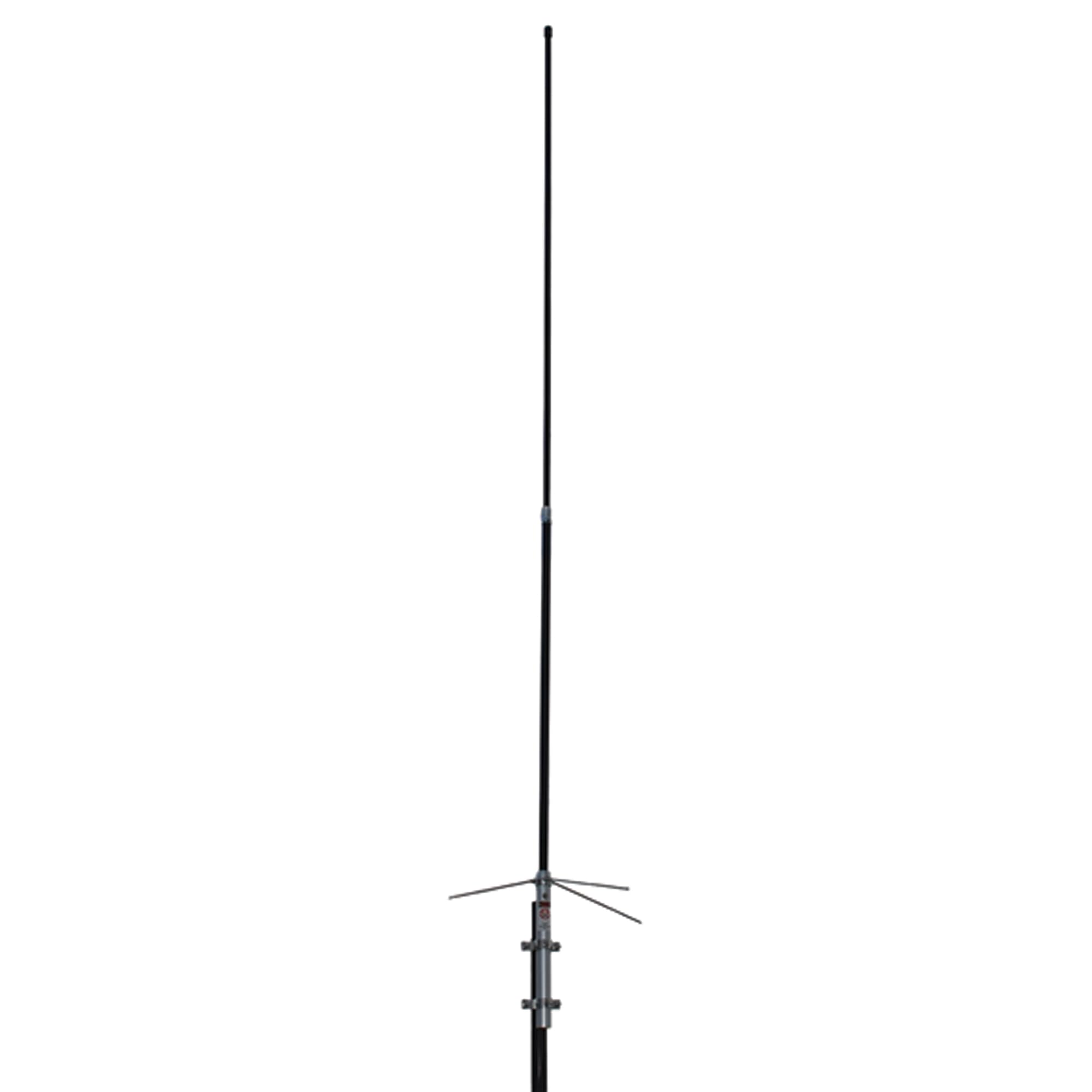 1480-B 200-Watt Dual-Band 2-Section Fiberglass Base Antenna with 50-Ohm UHF SO-239 Connector, 8-Ft. 4-in. Tall (Black)
