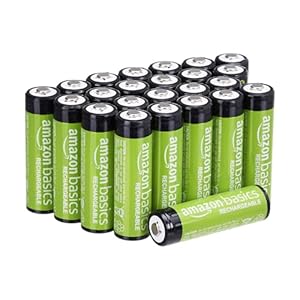 Amazon Basics 充電式 単3形ニッケル水素電池（最小容量2000mAh、約1000回使用可能） 2,546円（106.1円/個）！プライム会員は送料無料！