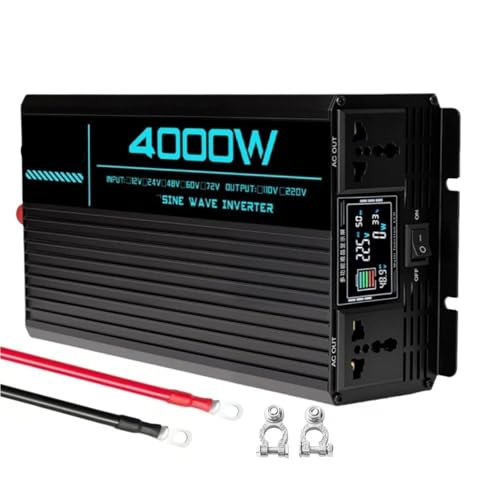 Convertisseur onduleur 24V 220V 4000W pour autonomie en site isolé