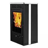  Edilkamin Jane E804570 Poêle à granulés Blanc mat A+