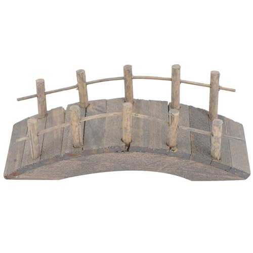 Gogogmee Mini Pont Arche Miniature Bois Décoratif pour Maison de Poupée Jardin Féerique et Scènes Miniatures