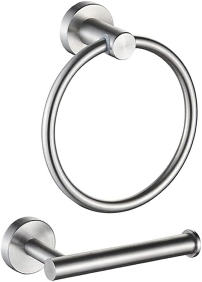 Bathroom Towel Hanger Holder Round Bath Towels Ring Gold Matte Black Bathroom Accessories Hand Towel Holder Rack for Bathroom,Gold