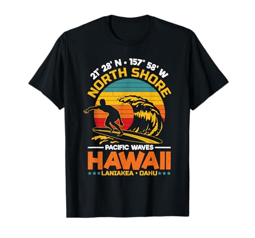 Playa Laniakea Costa Norte de O'ahu Surf Hawái Oahu Camiseta