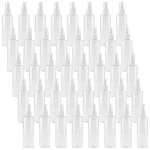 HAKZEON 40 Pack 120ml/4oz Plastic Spray Bottles, Clear Small Mist Spray Bottle, Reusable Empty Travel Spray Bottle for Traveling Make Up Perfume