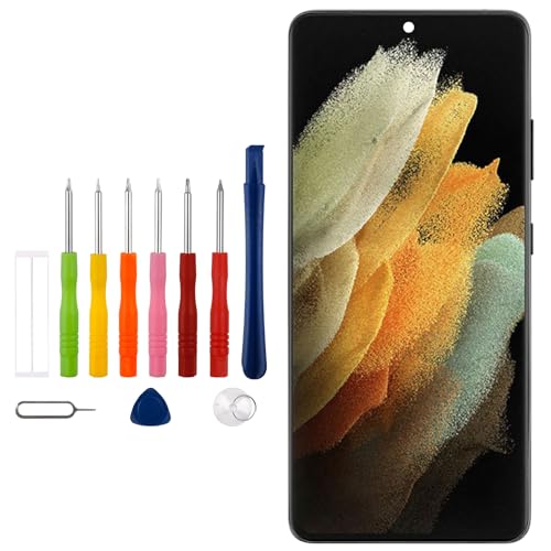 Écran tactile LCD TFT avec cadre Galaxy S21 Ultra SM-G998B sans empreinte