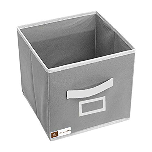 Image of Storage Box Organizer | Foldable Clothes, Toys & Files Storage Boxes | Multipurpose Fabric Organizer for Wardrobe, Closet, Office & Home (1)