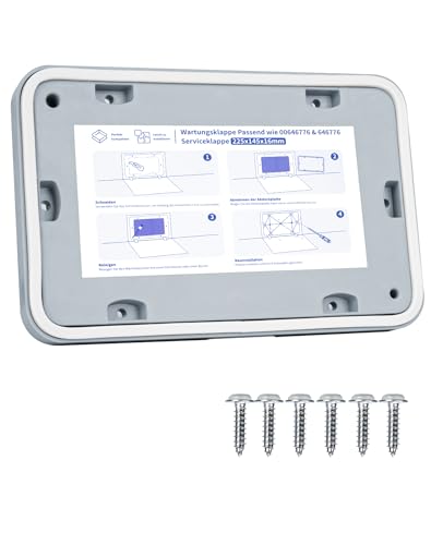 Wartungsklappe Trockner passend für Bosch Siemens Serie 6 / Serie 8 / MAXX7 IQ300 IQ500 IQ700 IQ800 Wärmepumpentrockner – Ersatzteil wie 00646776 646776 Serviceklappe für Wäschetrockner Wartungsklappe Trockner passend für Bosch Siemens Serie 6 / Serie 8 / MAXX7 IQ300 IQ500 IQ700 IQ800 Wärmepumpentrockner – Ersatzteil wie 00646776 646776 Serviceklappe für Wäschetrockner