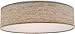 Nuvo 62/985R1 Decor Flush 15 in. Fabric Drum LED Decor Flush Mount Fixture Beige Fabric Shade Acrylic Diffuser, Bronze Dark