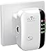 WiFi/WLAN günstig Kaufen-WiFi Extender Booster, WLAN Repeater WLAN Verstärker WiFi Extender bis zu 5000sq.ft Mit Repeater/AP Modus, Long Range Amplifier mit Ethernet Port zu Allen WLAN Geräten, 1-Key Setup, Access Point