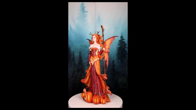 Amazon.com: Ebros Gift Amy Brown Fantasy Holiday Pumpkin Queen