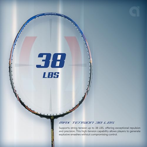 Image of Apacs Vanguard 11 Next Gen (Unstrung) | 38LBS Max Tension | Ultra PEF Shaft | (4U) Head Heavy Balance | Aero Dyna Frame | Made in Vietnam Badminton Racket with Cover (for Pros)