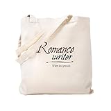 CafePress Romance Writer Where Love Pre Tote Bag Natural Canvas Tote Bag, Reusable Shopping Bag