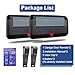 2 for Chamberlain Craftsman LiftMaster Garage Door Opener Remote Replacement, Replaces 891LM 893LM 893MAX 370LM 371LM 373LM 971LM 973LM, no Wait Wireless Remote Keyless Entry, Safe Security