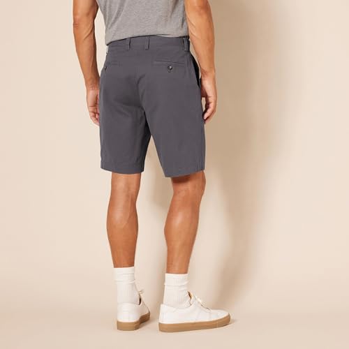 Amazon Essentials Men's Slim-Fit 9" Chino Shorts, Charcoal, 34 - Image 2