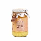 Indicow A2 Desi Cow Ghee, Clarified Butter | (500ml (16.91oz), Gir Cow Ghee) | Grass Fed, Pasture Raised Clarified Butter Fat, Keto, Paleo, Lactose Free, Casein Free, Non-GMO |
