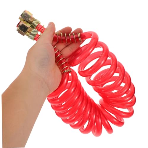 Tuyau de refroidissement en PU rouge à ressort pour semi-remorque - 4