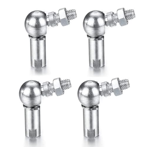 Cojinete de extremo de varilla M10 Atoplee en forma de L con rosca de 1.5 mm para juntas un pack de 4