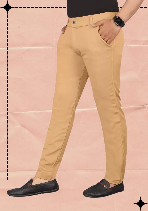 Men’s Slim Fit Casual Chinos Pants Stretch Cotton Trousers with Flat Front, Comfortable Everyday TS K005 Parent-picture-23