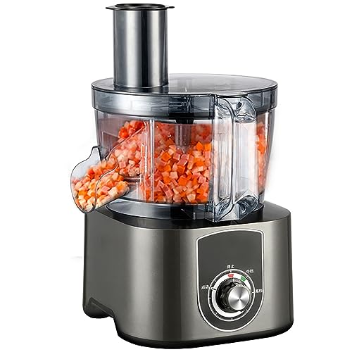 Picadora De Verduras 2 En 1, Cortadora De Verduras Eléctrica Comercial De 600 W, Trituradora De Corte De Frutas Con Cuchillas De 6 8 Mm, Alta Ca Picadora De Verduras 2 En 1, Cortadora De Verduras Eléctrica Comercial De 600 W, Trituradora De Corte De Frutas Con Cuchillas De 6 8 Mm, Alta Ca