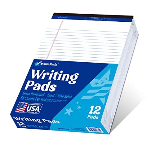 Bloc d'écriture micro-perforé WritePads lot de 12 cahiers lignés