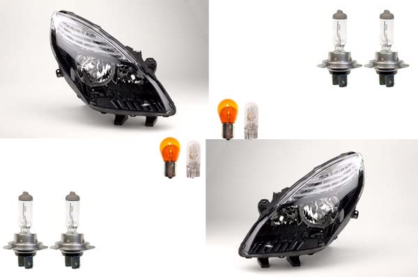 Johns Fari alogeni adatti per Renault Scenic III 09-11 Set di lampadine Li Re