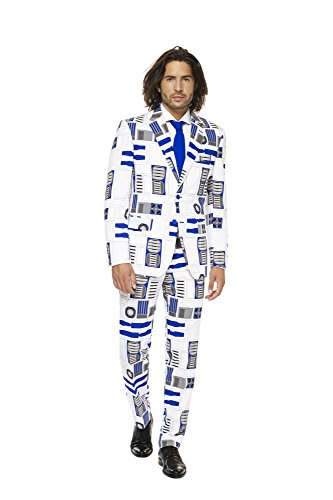 Generique - Costume Mr. R2D2 Star Wars Homme Opposuits