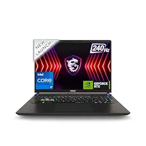 MSI Vector 16 HX, Intel 14th Gen. i7-14700HX, 41CM QHD+ 240Hz Gaming Laptop (32GB/1TB NVMe SSD/Windows 11 Home/NVIDIA GeForce RTX 4070, GDDR6 8GB/Cosmos Grey/2.7Kg), A14VGG-279IN