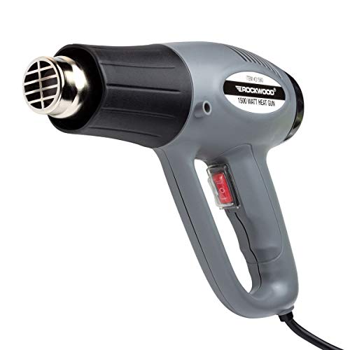 Rockwood 1500W Electric Heat Gun Adjustable Temperature Power Hot Air Heat Gun Fast Heating Blower Kits
