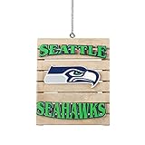 Seattle Seahawks NFL Wood Pallet Sign Ornament
